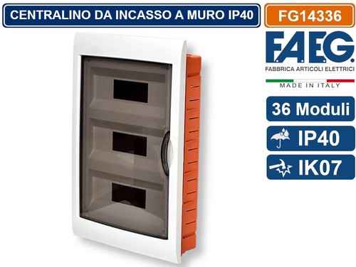 Centralino incasso 36 - centralino,