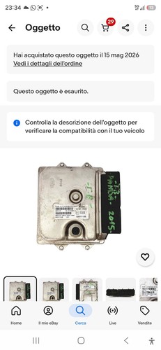 Centralina motore fiat panda - centralina,