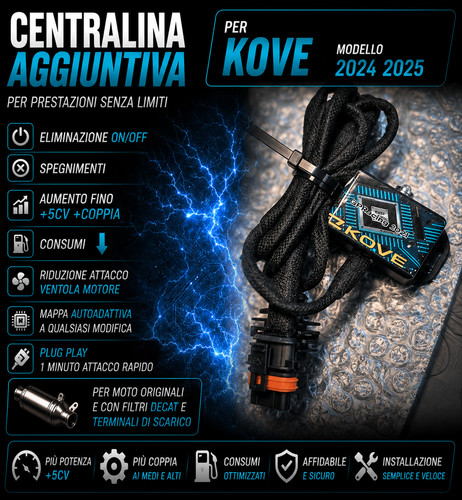 Centralina aggiuntiva kove 800 - centralina,
