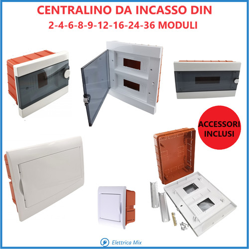 Quadro elettrico incasso 2 - incasso,