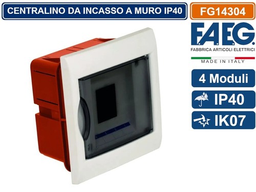 Centralino incasso moduli - da,